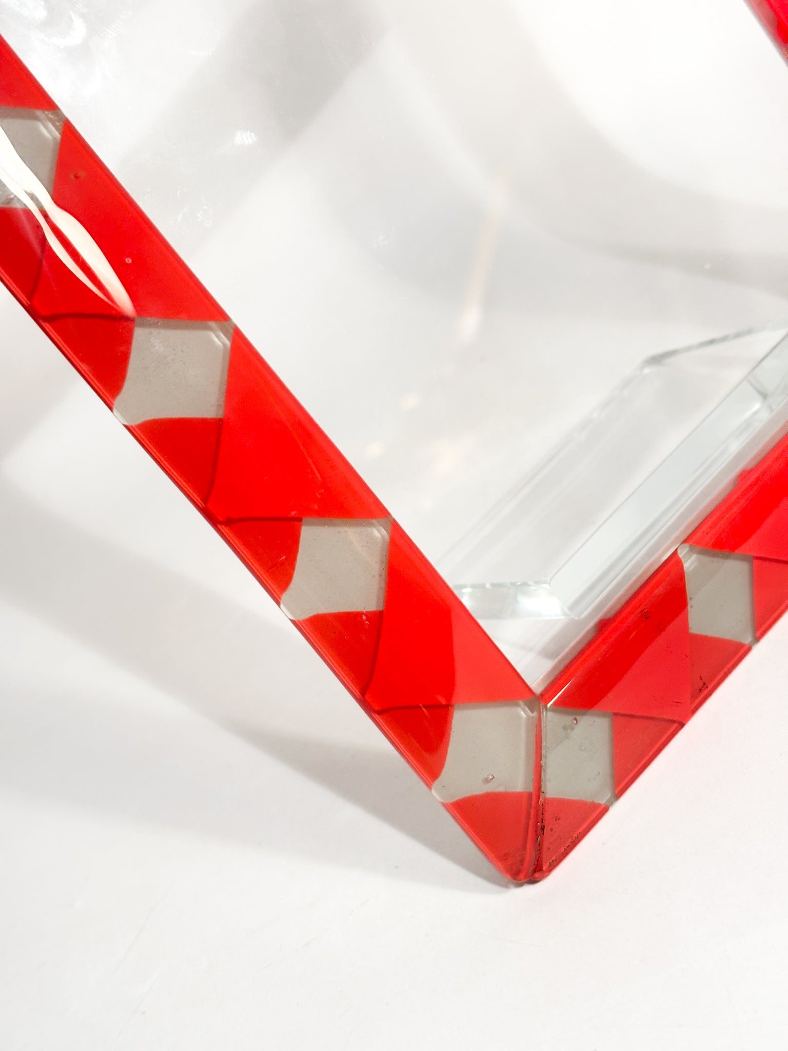 Cornice Colorata in Vetro di Murano Anni 90