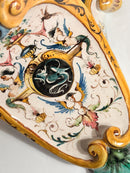 Faenza Ceramic Shelf Hand-Painted Early Twentieth Century