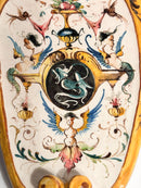 Faenza Ceramic Shelf Hand-Painted Early Twentieth Century