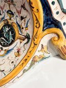 Faenza Ceramic Shelf Hand-Painted Early Twentieth Century