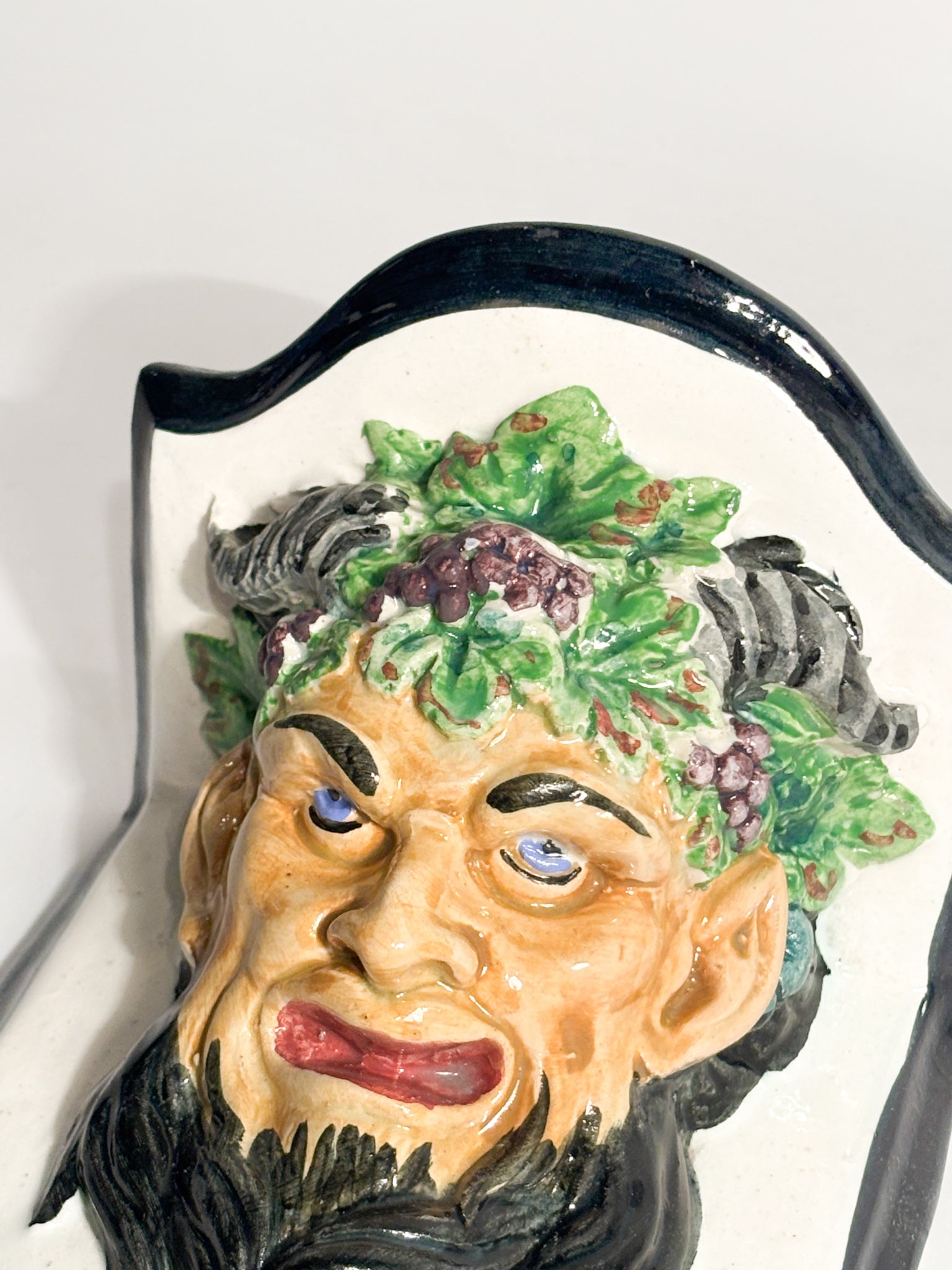 Antique Wall Shelf in Roman Ceramic Early Twentieth Century