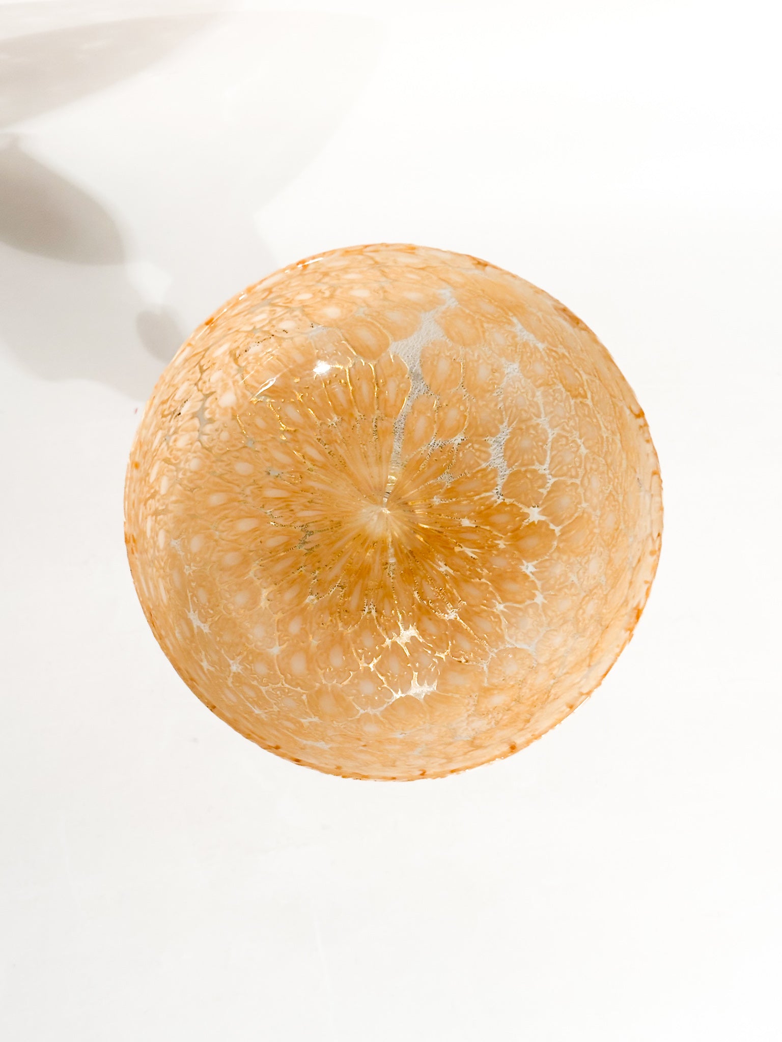 Bicchiere in Vetro di Murano con Murrine e Foglia d'Oro Anni 50