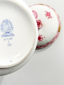 Scatola Zuccheriera in Porcellana di Herend Apponyi Pink Anni 50