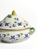 Scatola in Porcellana di Herend Blue Garland Lemon Anni 50