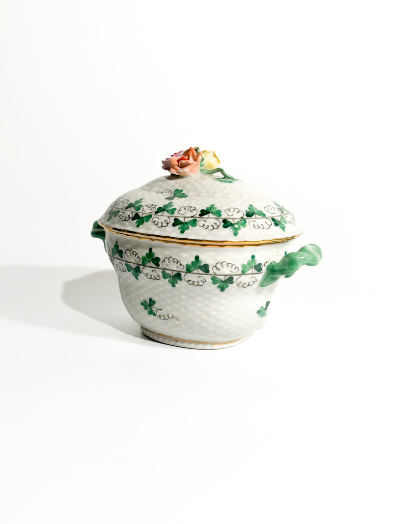 Herend Porcelain Box with 1950s Parsley Decoration