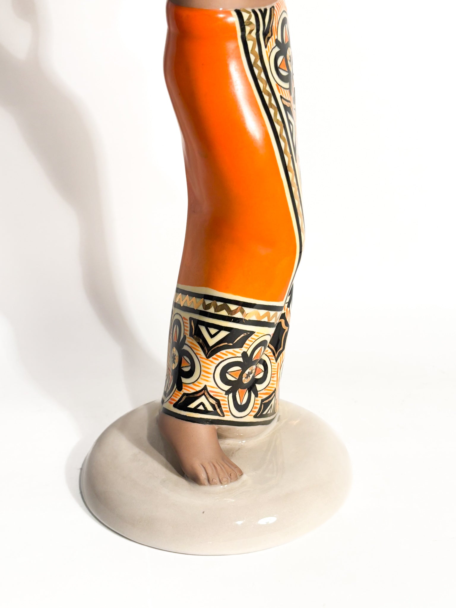 Scultura Art Deco "Dihula" in Ceramica di C.I.A. Manna Anni 40