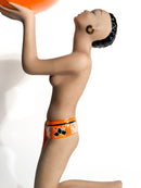 Scultura Art Dèco "Offerta" in Ceramica di C.I.A. Manna Anni 40