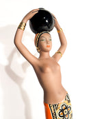 Scultura Art Deco "Dihula" in Ceramica di C.I.A. Manna Anni 40