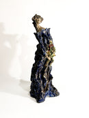 Sculpture of a Lady in Glazed Terracotta of French Inspiration from the 1930s