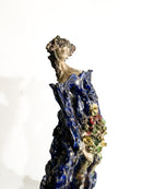 Sculpture of a Lady in Glazed Terracotta of French Inspiration from the 1930s