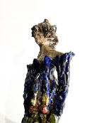 Sculpture of a Lady in Glazed Terracotta of French Inspiration from the 1930s