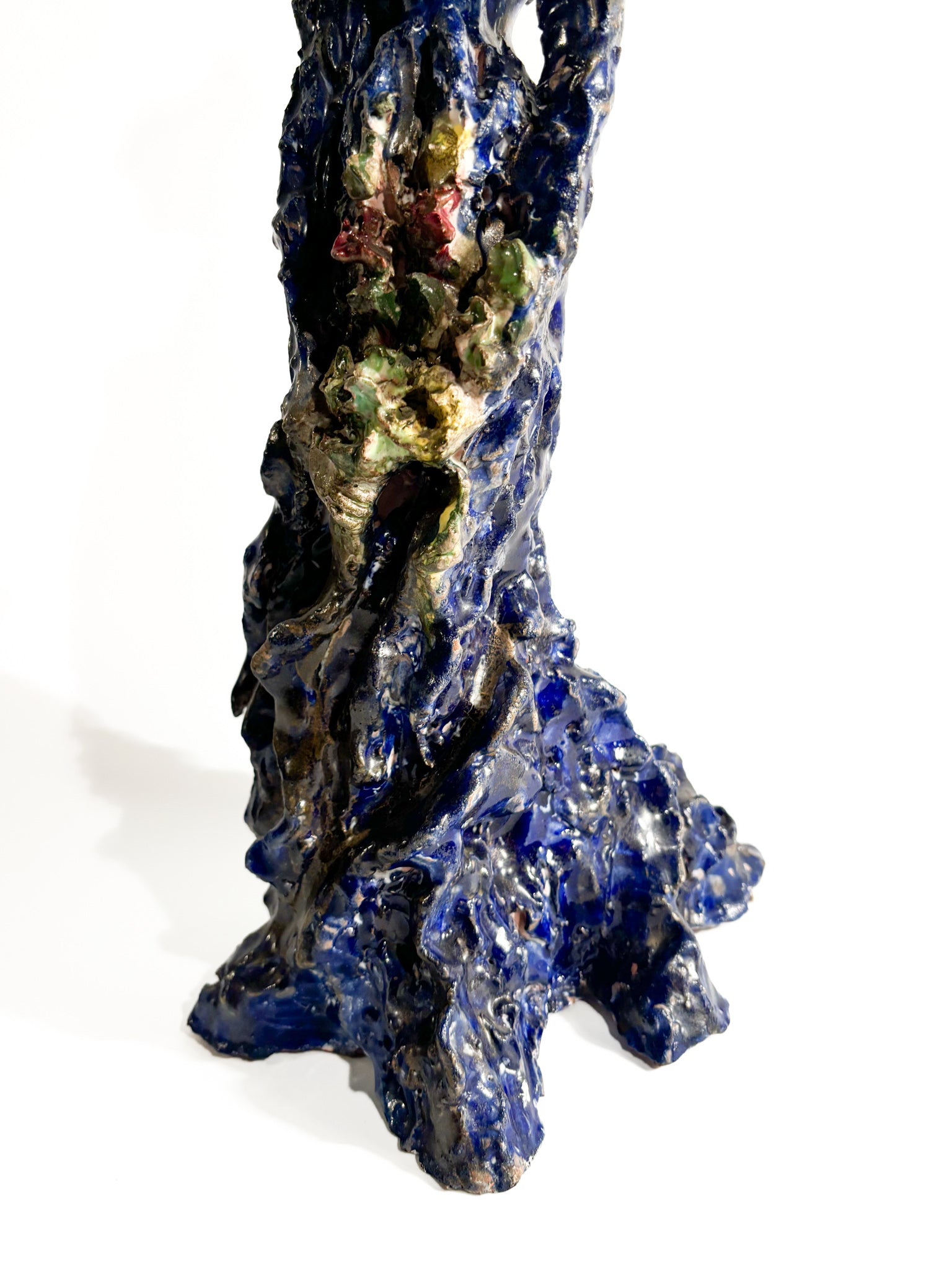 Sculpture of a Lady in Glazed Terracotta of French Inspiration from the 1930s