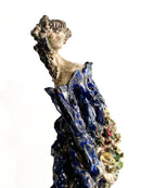 Sculpture of a Lady in Glazed Terracotta of French Inspiration from the 1930s