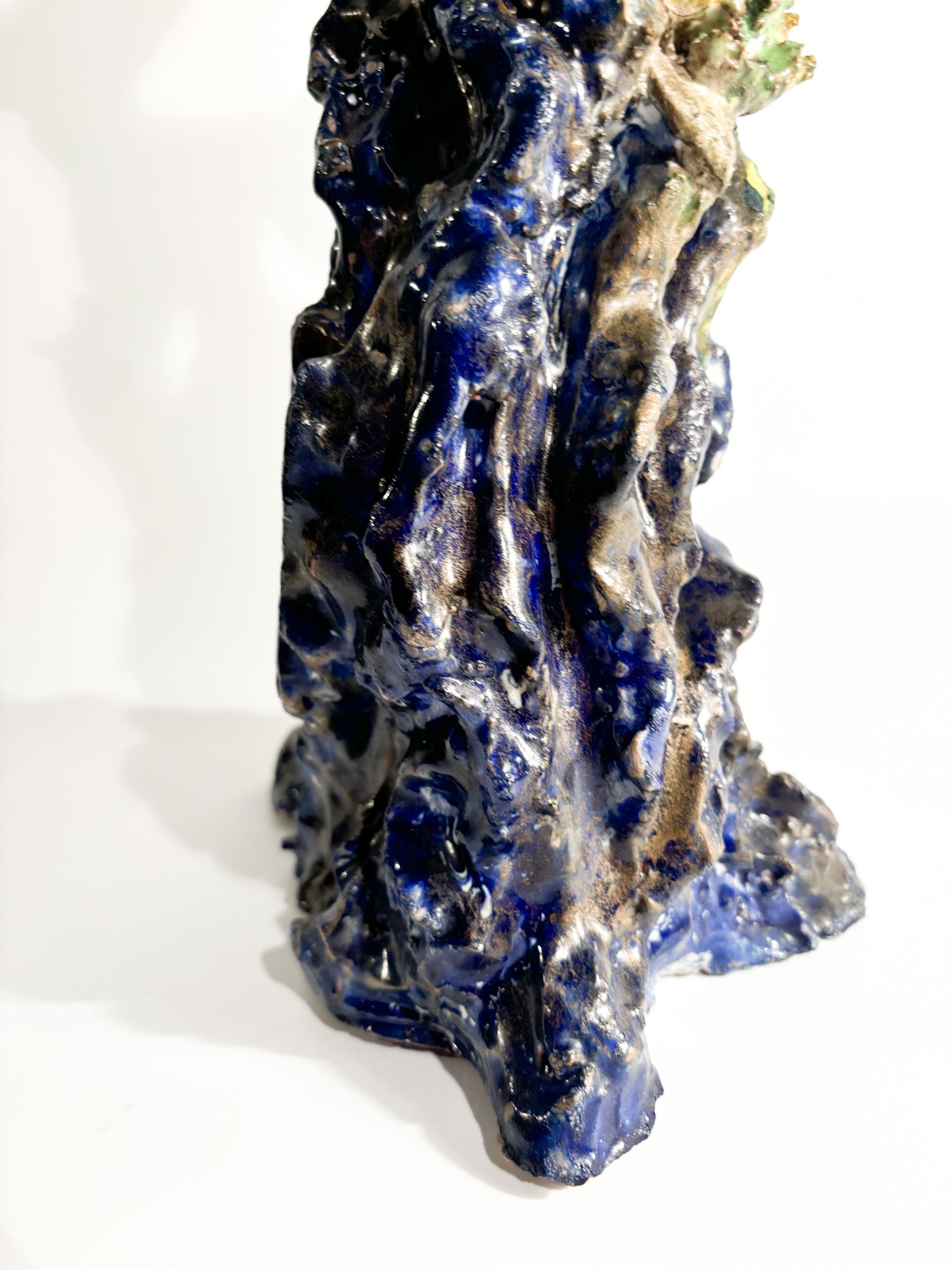 Sculpture of a Lady in Glazed Terracotta of French Inspiration from the 1930s