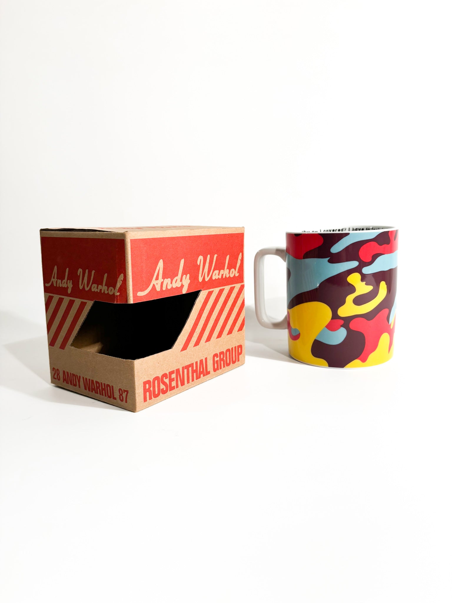 Rosenthal Ceramic Mug Andy Warhol Mugs Collection