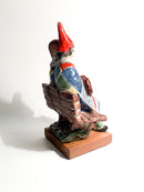 Ceramic Sculpture of a Couple of Musicians by Walter Pozzi, 1980s