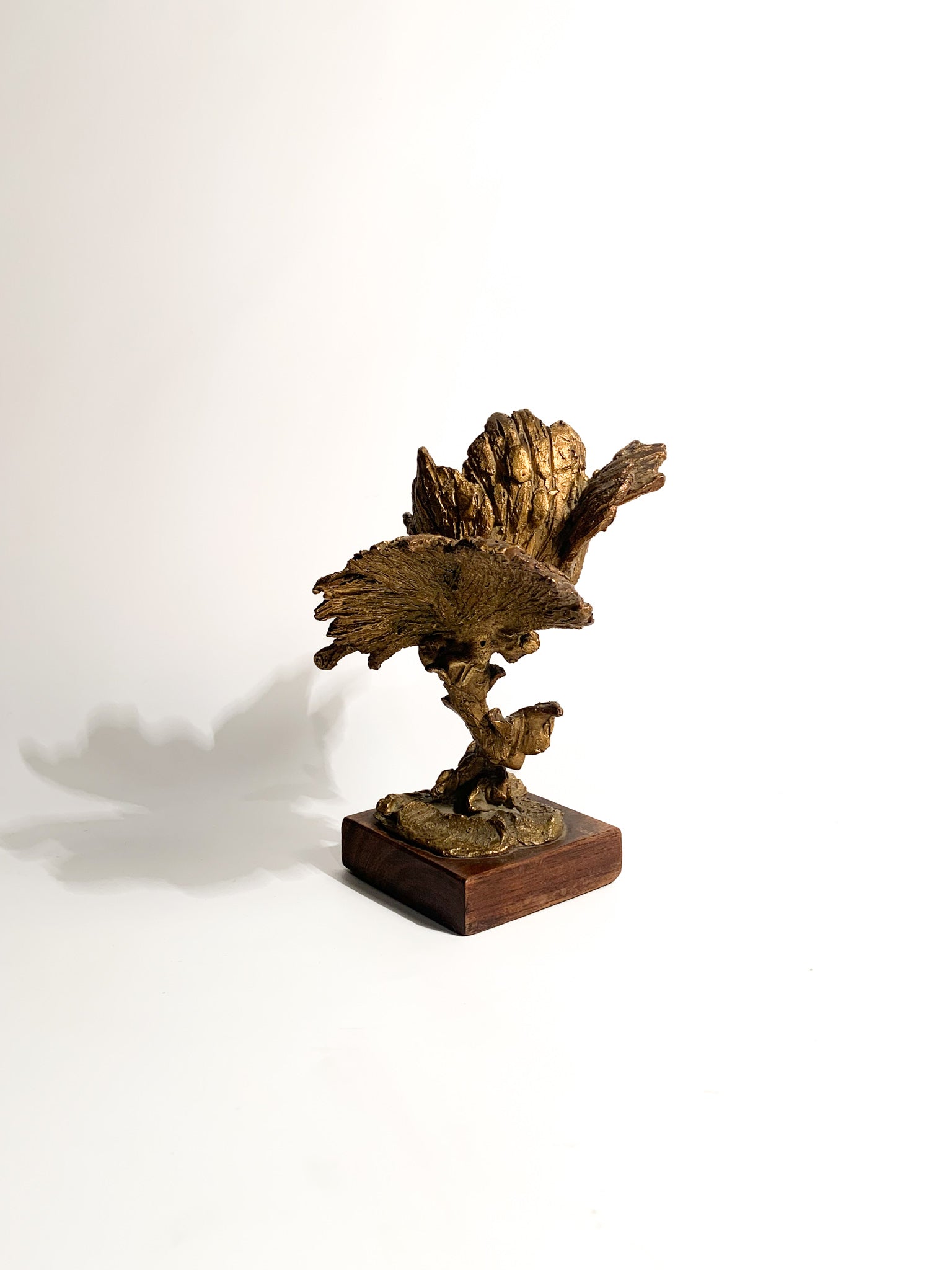 Gilded Bronze Sculpture of a Pair of Butterflies by Costanzo Mongini, 1940s