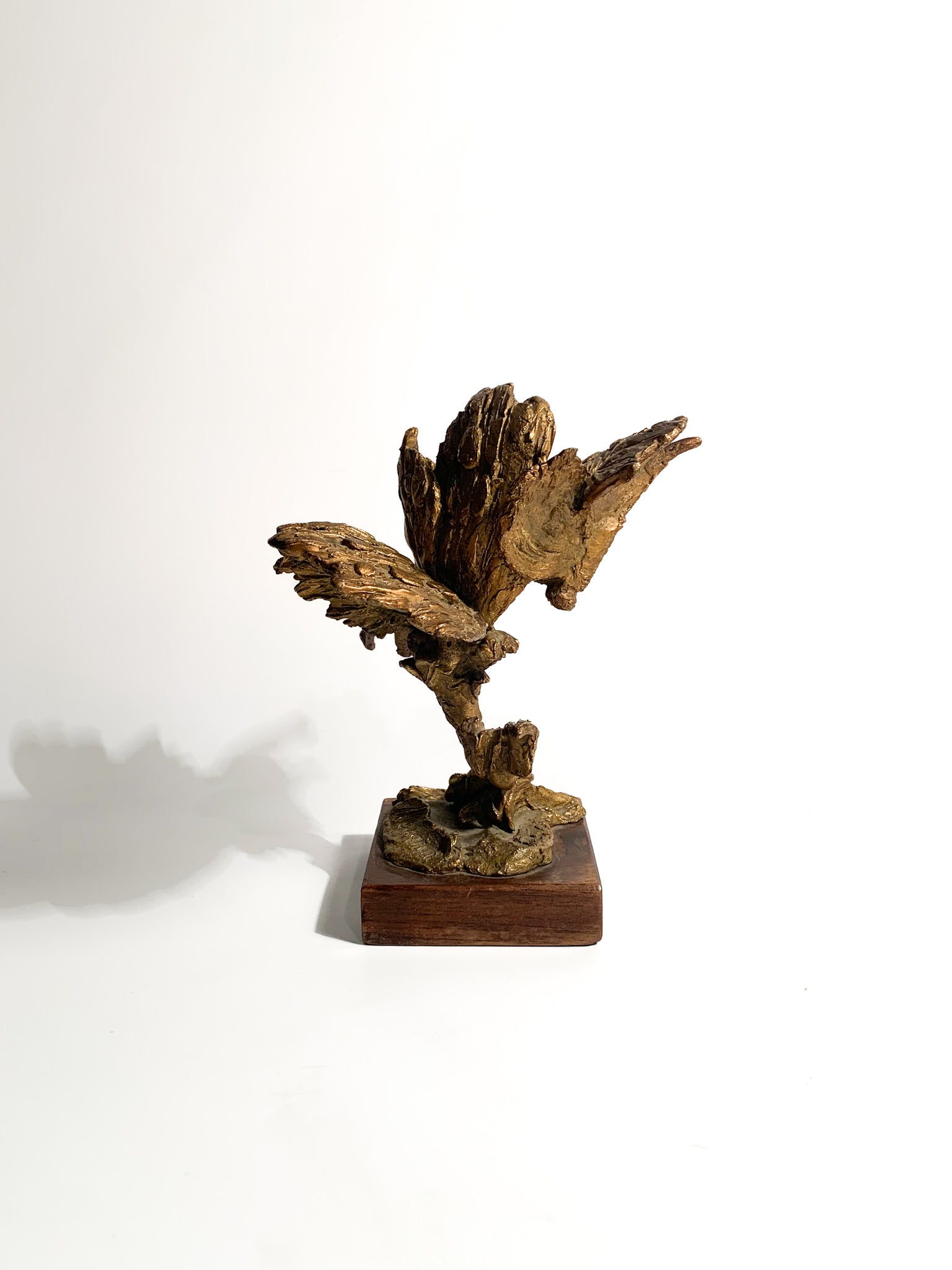 Gilded Bronze Sculpture of a Pair of Butterflies by Costanzo Mongini, 1940s