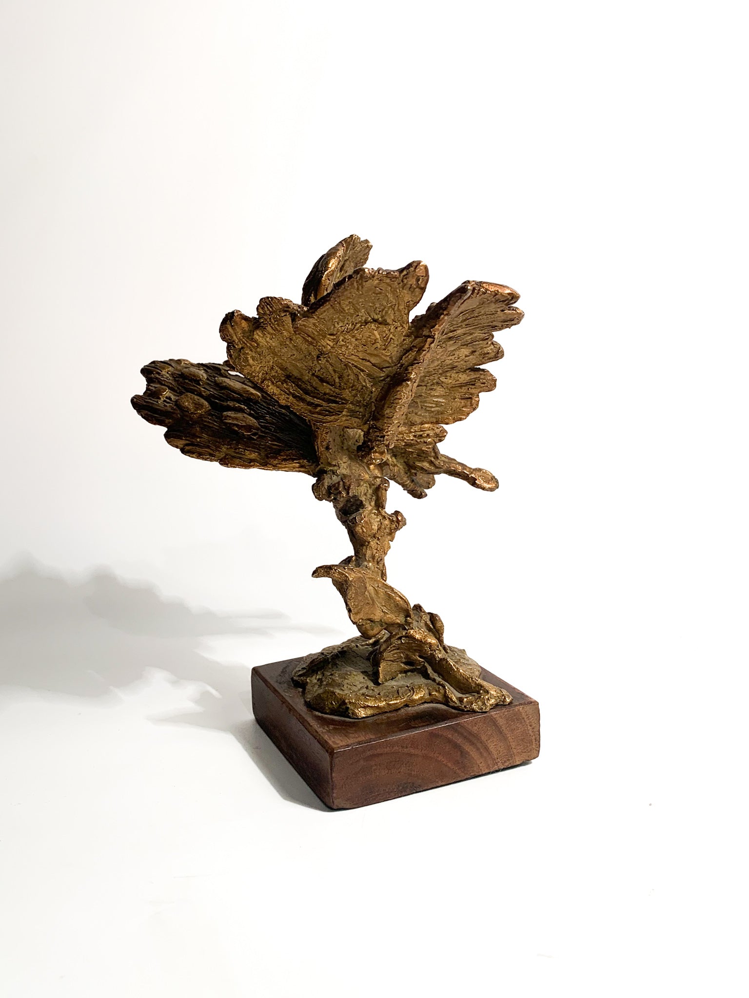 Gilded Bronze Sculpture of a Pair of Butterflies by Costanzo Mongini, 1940s