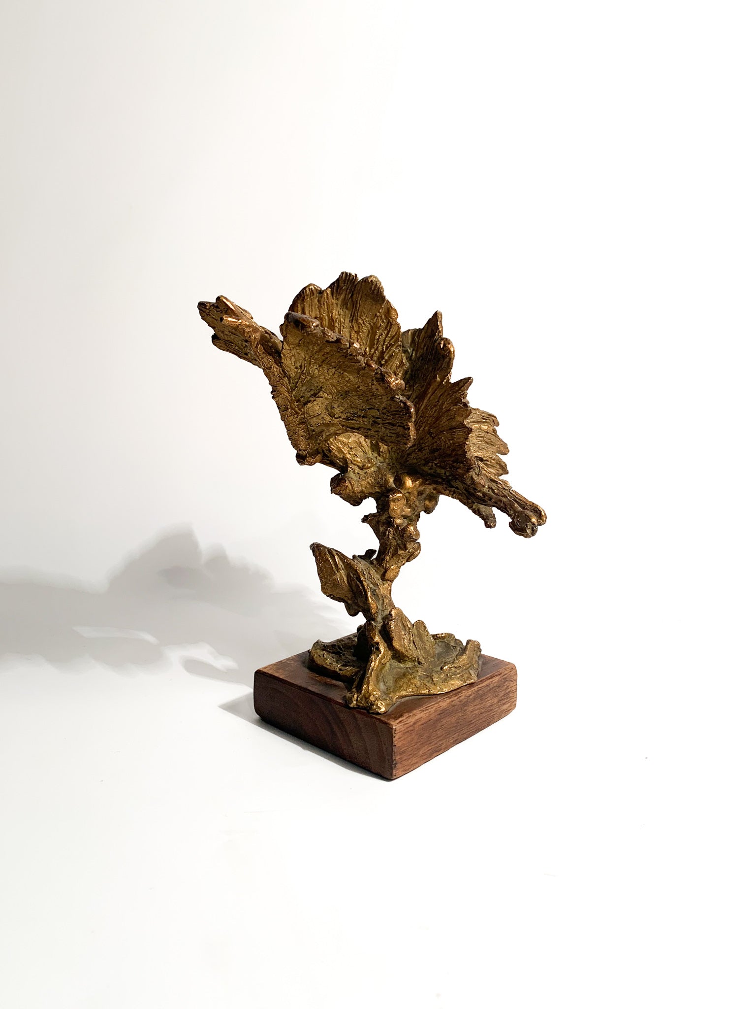 Gilded Bronze Sculpture of a Pair of Butterflies by Costanzo Mongini, 1940s