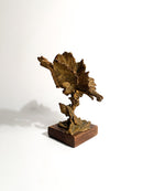 Gilded Bronze Sculpture of a Pair of Butterflies by Costanzo Mongini, 1940s