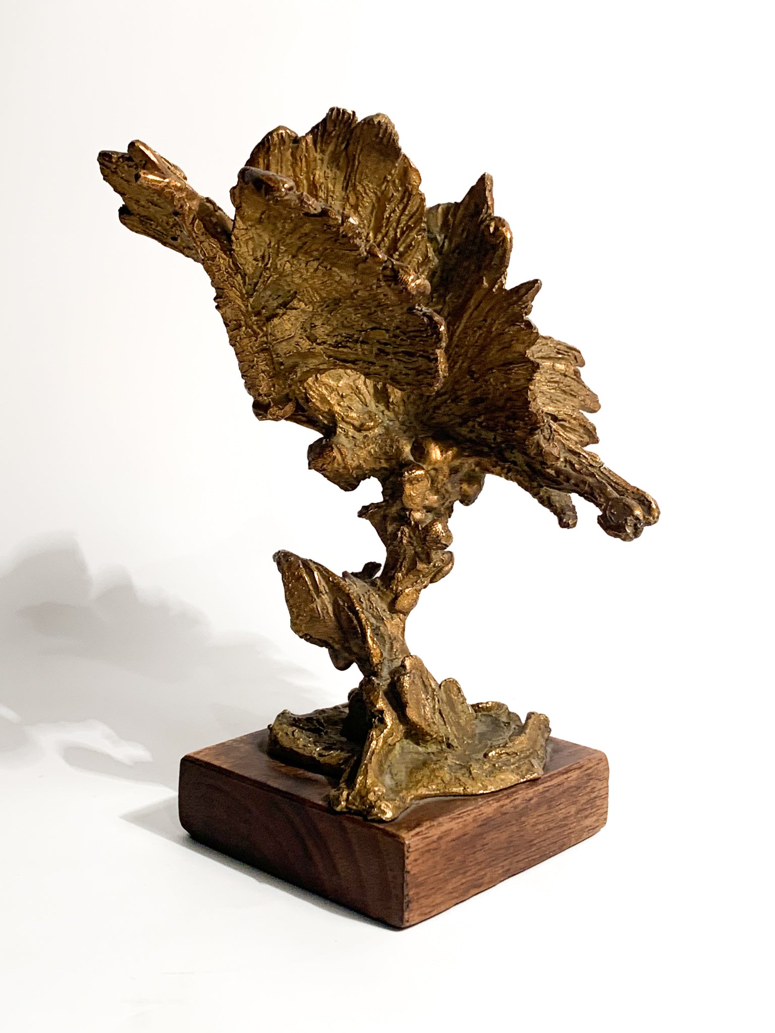 Gilded Bronze Sculpture of a Pair of Butterflies by Costanzo Mongini, 1940s