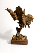 Gilded Bronze Sculpture of a Pair of Butterflies by Costanzo Mongini, 1940s