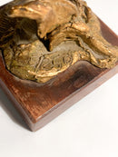 Gilded Bronze Sculpture of a Pair of Butterflies by Costanzo Mongini, 1940s