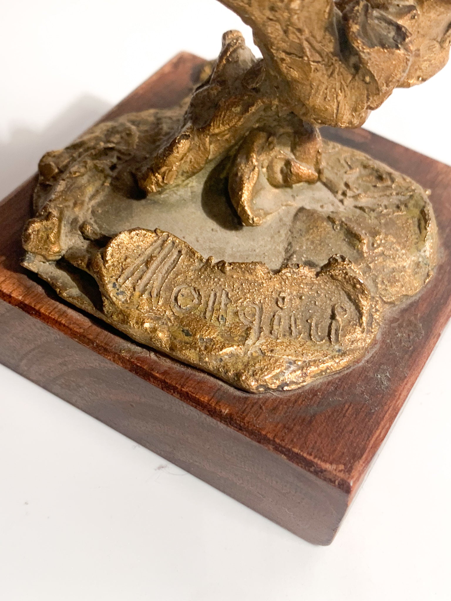 Gilded Bronze Sculpture of a Pair of Butterflies by Costanzo Mongini, 1940s