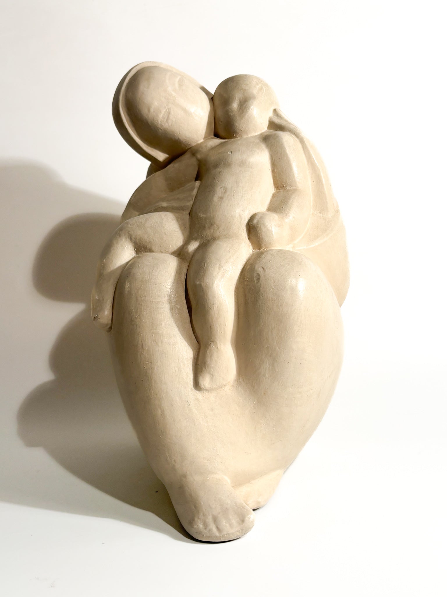 Wandermeerche Maternity Plaster Sculpture from the 1950s