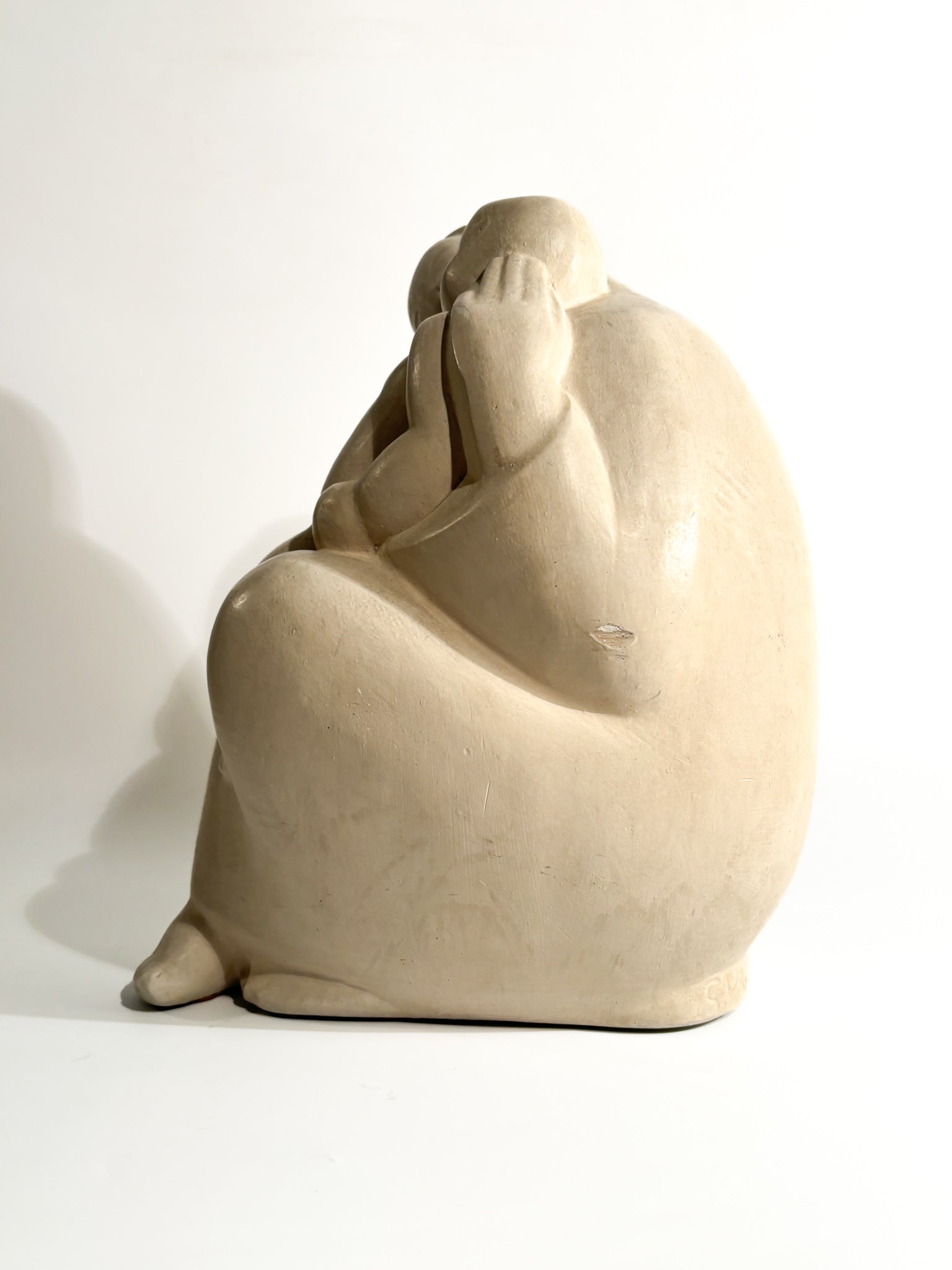 Wandermeerche Maternity Plaster Sculpture from the 1950s