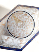 Vaso Potiche Art Nouveau in Ceramica Italiana Dipinta a Mano Anni 20