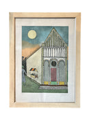 Litografia di Franco Gentilini Anni 70