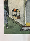 Litografia di Franco Gentilini Anni 70