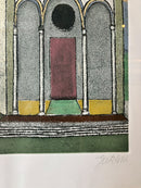 Litografia di Franco Gentilini Anni 70