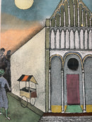 Litografia di Franco Gentilini Anni 70