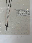 Litografia di Venezia di Adriano Spilimbergo Anni 60