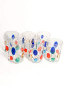 Set of 6 Glasses by Simone Cenedese in Multicolored Murano Glass 90s