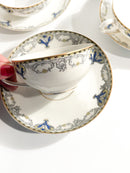 Set da Otto Tazze in Porcellana di Richard Ginori Anni 30