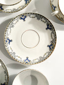 Set da Otto Tazze in Porcellana di Richard Ginori Anni 30