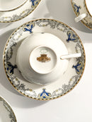 Set da Otto Tazze in Porcellana di Richard Ginori Anni 30