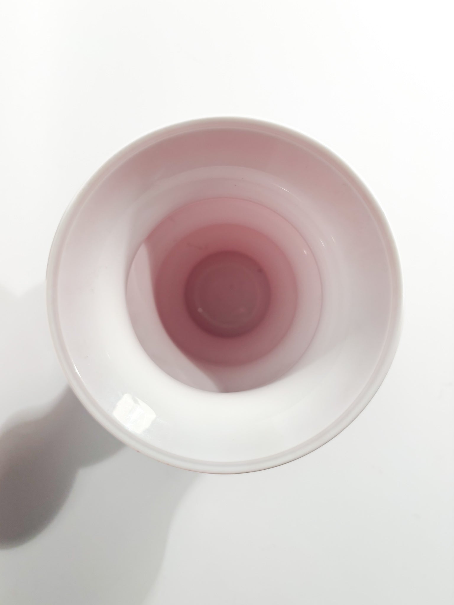 Opal Vase in Danish Red Glass by Holmegaard, 1990s