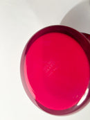 Opal Vase in Danish Red Glass by Holmegaard, 1990s