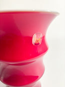 Opal Vase in Danish Red Glass by Holmegaard, 1990s