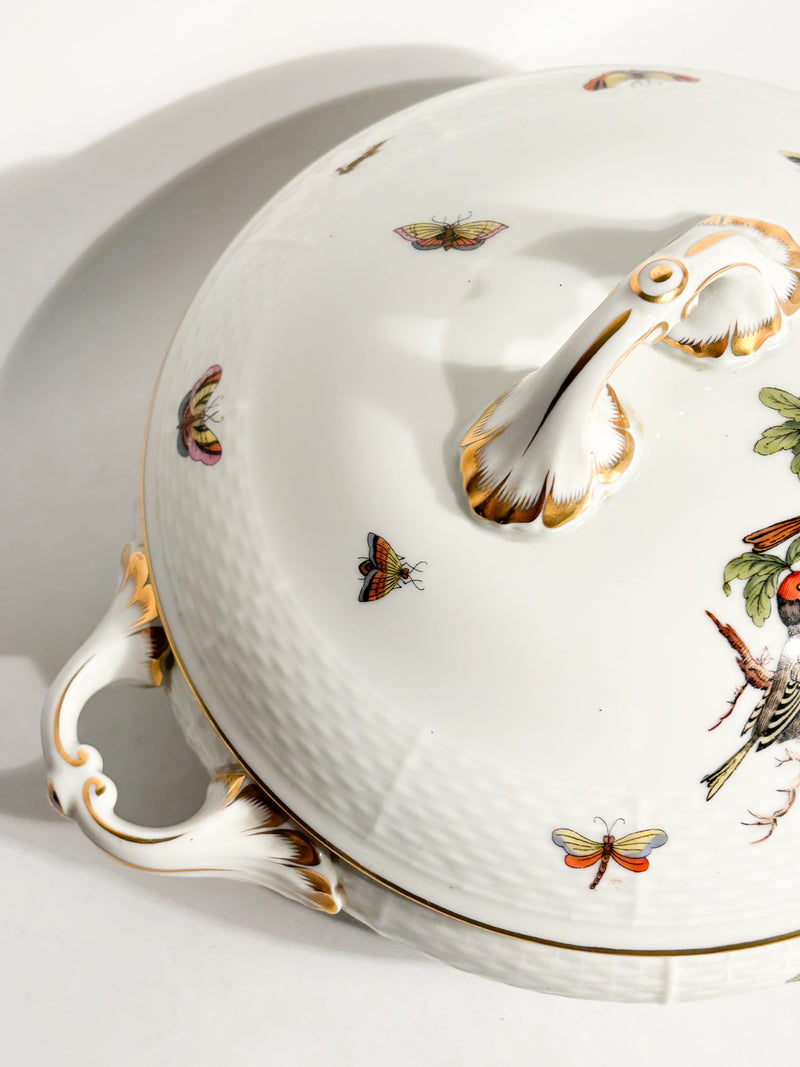 Zuppiera Centrotavola in Porcellana di Herend Rothschild Anni 70