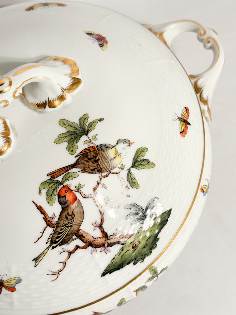 Zuppiera Centrotavola in Porcellana di Herend Rothschild Anni 70