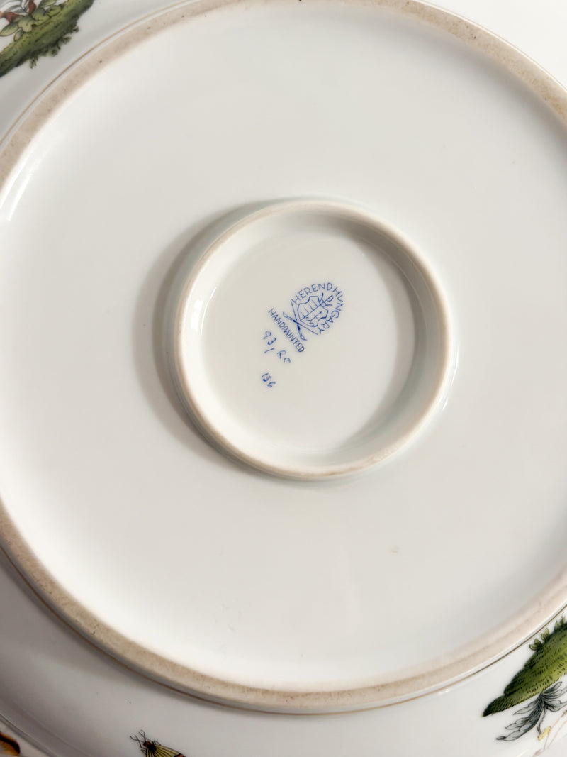 Zuppiera Centrotavola in Porcellana di Herend Rothschild Anni 70