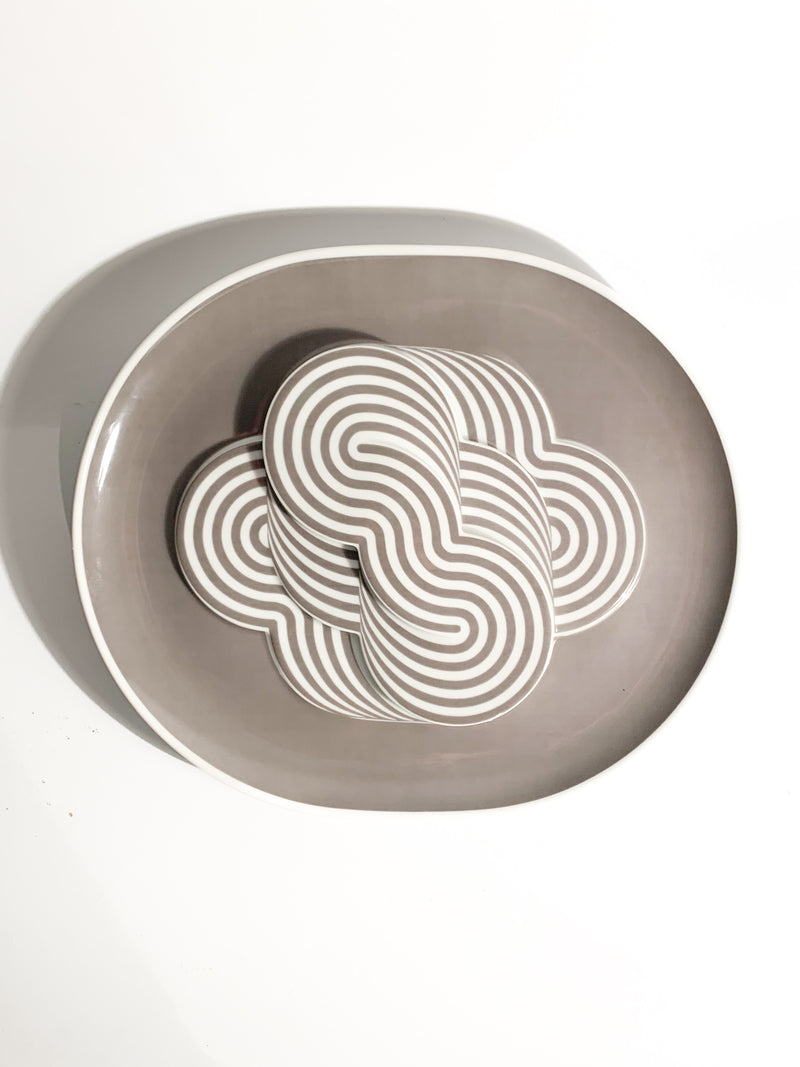 Plate Sculpted in Relief in Porcelain by Rosenthal Studio Linie from 1972