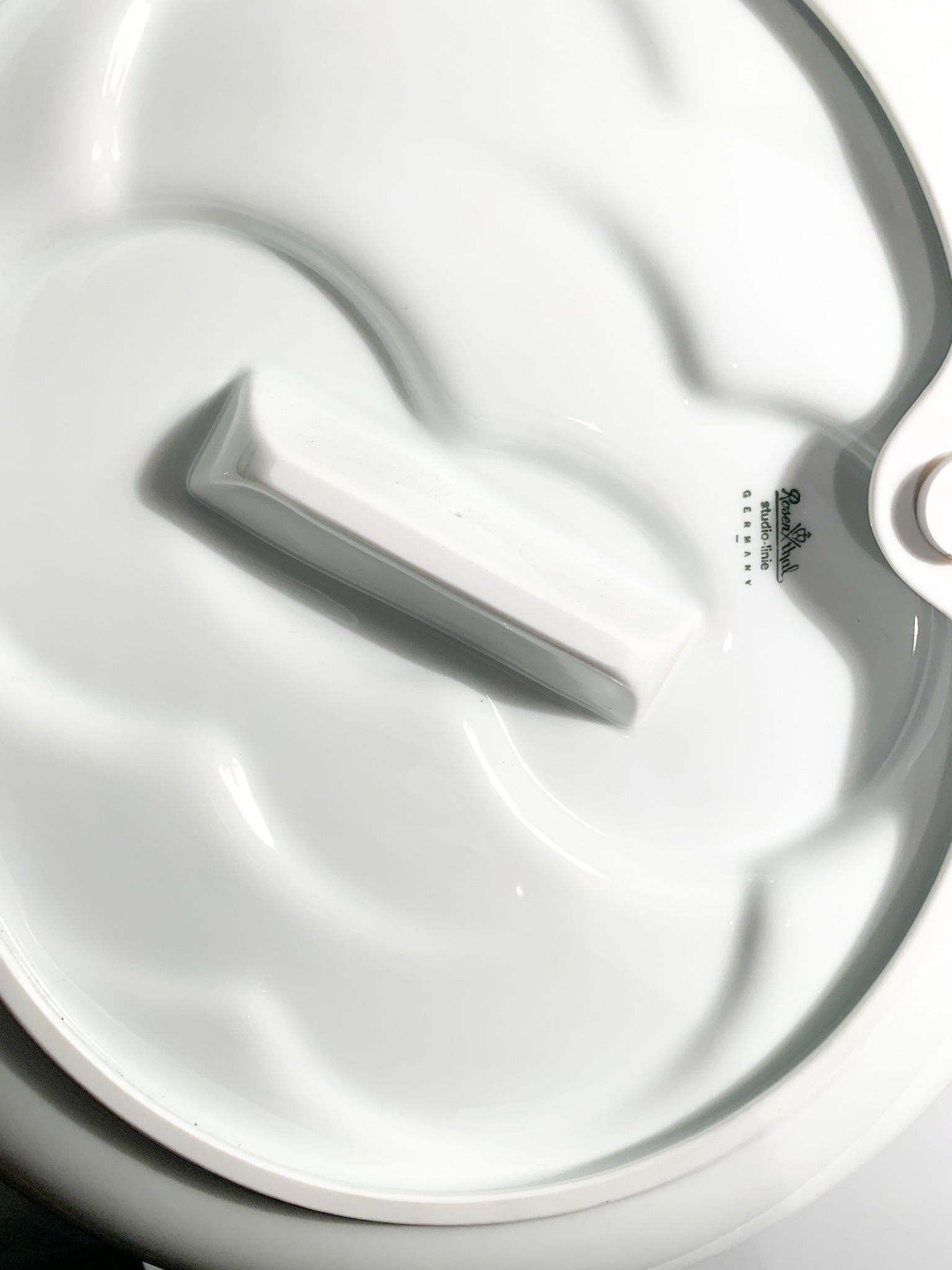 Plate Sculpted in Relief in Porcelain by Rosenthal Studio Linie from 1972