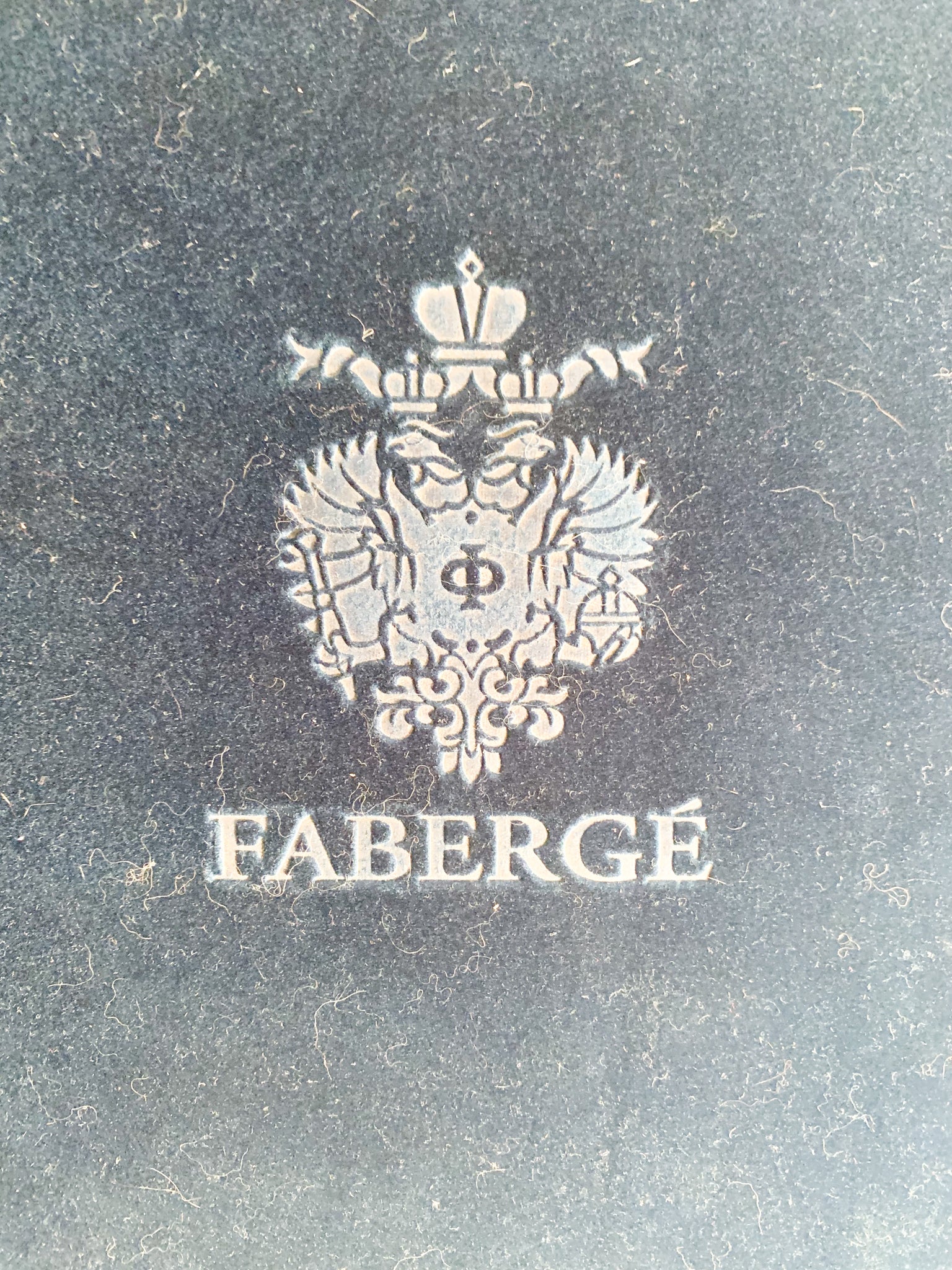 Pair of Fabergè Crystal Candle Holders with 1920s Box